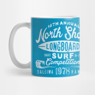 18th Annual North Shore Longboard Surf Competition Mug